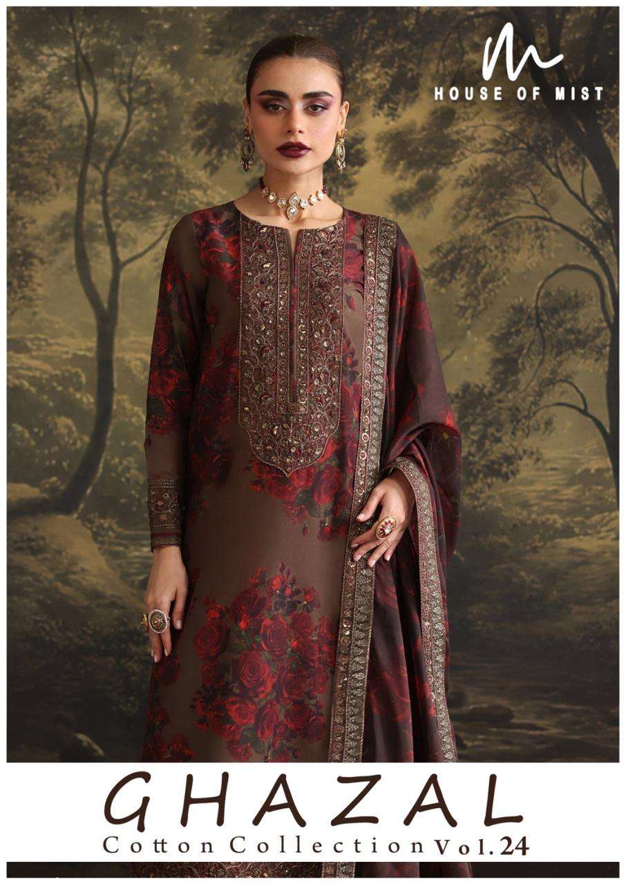 GHAZAL COTTON COLLECTION VOL - 24 BY HOUSE OF MIST